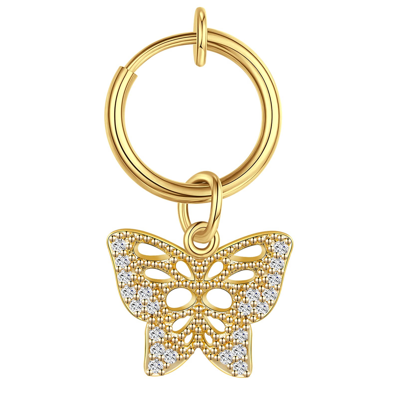 Buy Clip on Belly Button Rings Fake Belly Piercing Fake Belly Ring Non