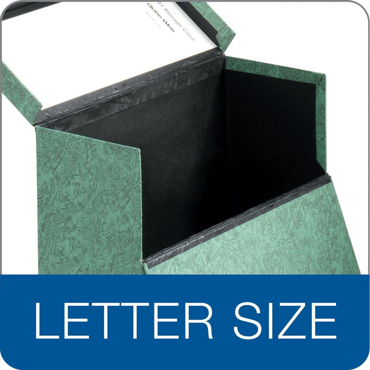 Globe-Weis/Pendaflex Fiberboard Transfer Case, Letter Size, Drop Front, Green (591 GRE) - Image 3