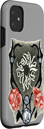 Miniatura 3 de iPhone 11 Roses and filigree stems petals thorns flowering plant thorn Case