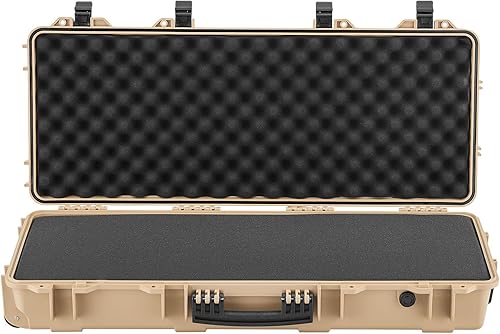 Miniatura 52 de VEVOR Rifle Case, Rifle Hard Case with 4 Layers Fully-protective Foams, Lockable Hard Gun Case with Wheels, IP67 Waterproof & Crushproof, for Rifles