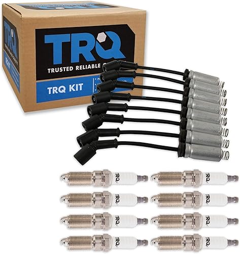 Miniatura 122 de TRQ Kit de bujías de 5 piezas de bujías de iridio compatibles con Chevrolet Aveo 2004-2008 Aveo5 2004-2008
