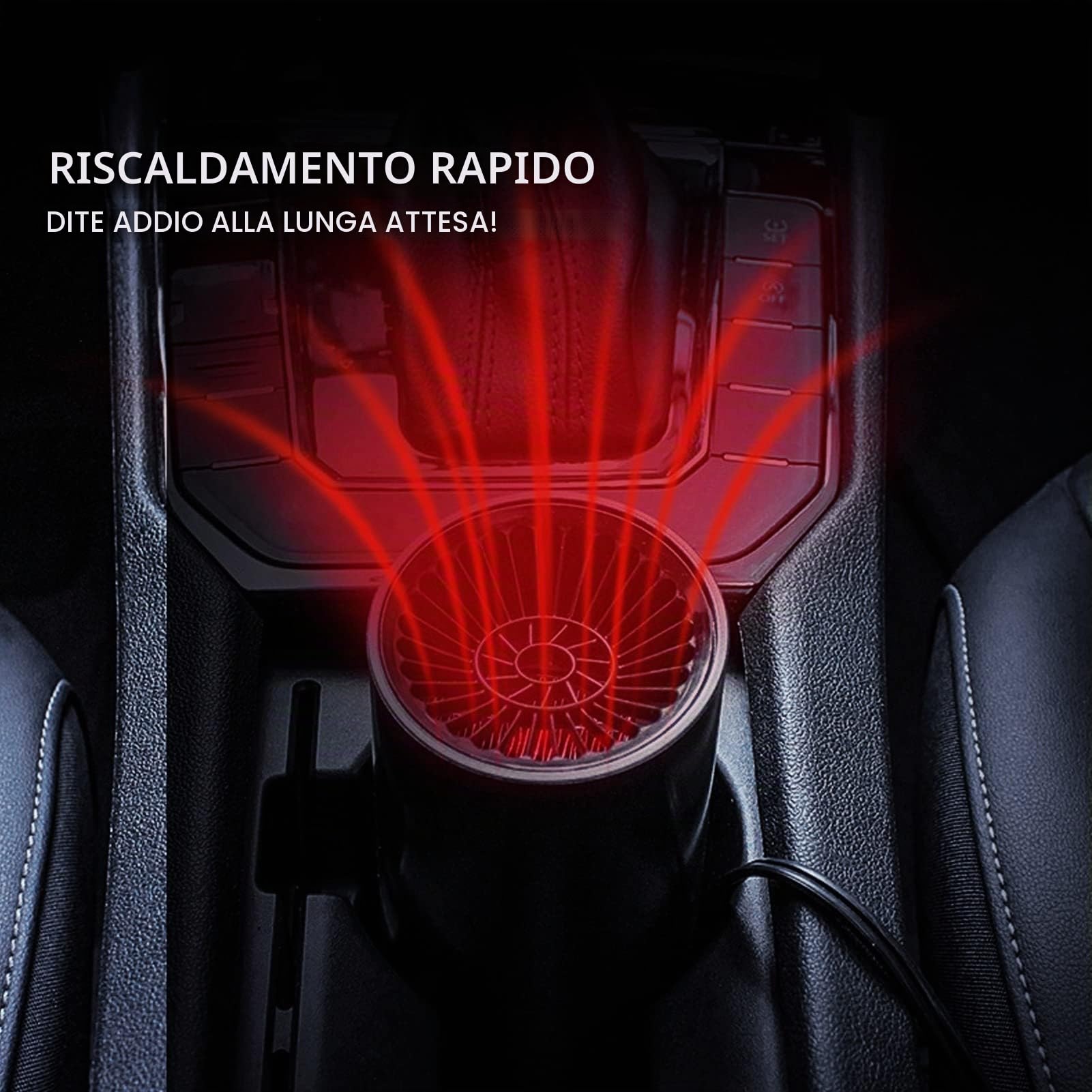 Auto da Campeggio a 12 V Riscaldamento, Riscaldamento 'auto, 150 W Portatile Portatile Portatile 2 -in 1 -automatico Riscaldamento del Riscaldamento Riscaldamento per
