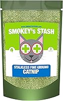 Vista 6 de Smokey's Stash Catnip Stalkless Dry Ground Premium Bulk Bolsa de 6 onzas Fuerte para gatos