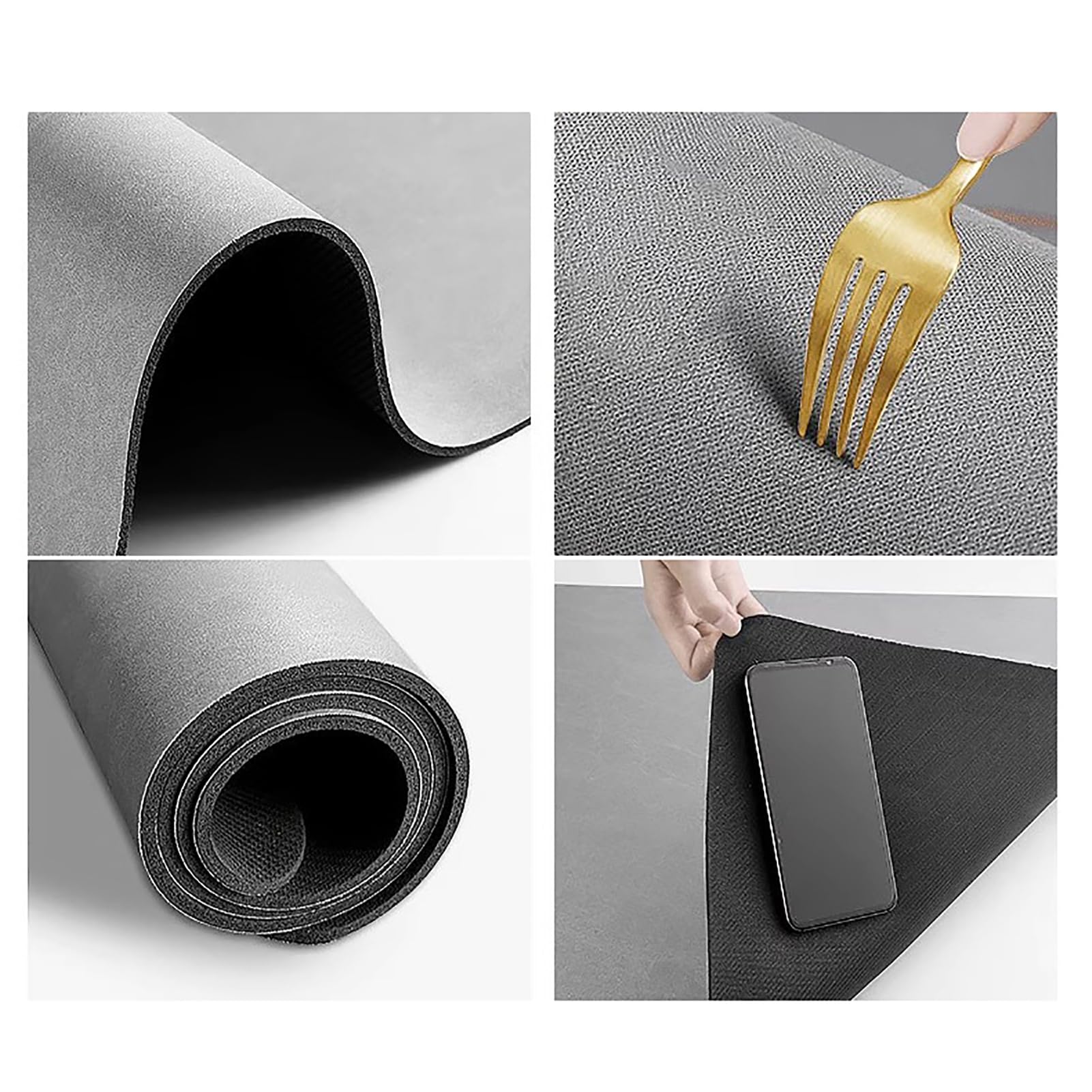 Tappeto morbido antiscivolo lavabile antimacchia per bagno, cucina, camera | Tappeto antimacchia ideale per bagno, cucina e camera da letto, tappeto natalizio decorativo in materiale morbido