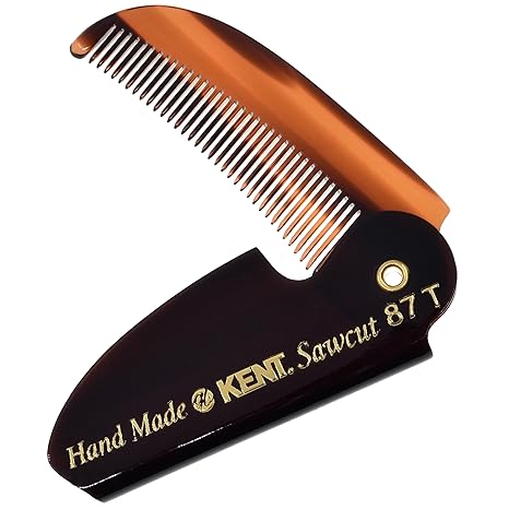 Kent 87T Handmade Folding Pocket Comb