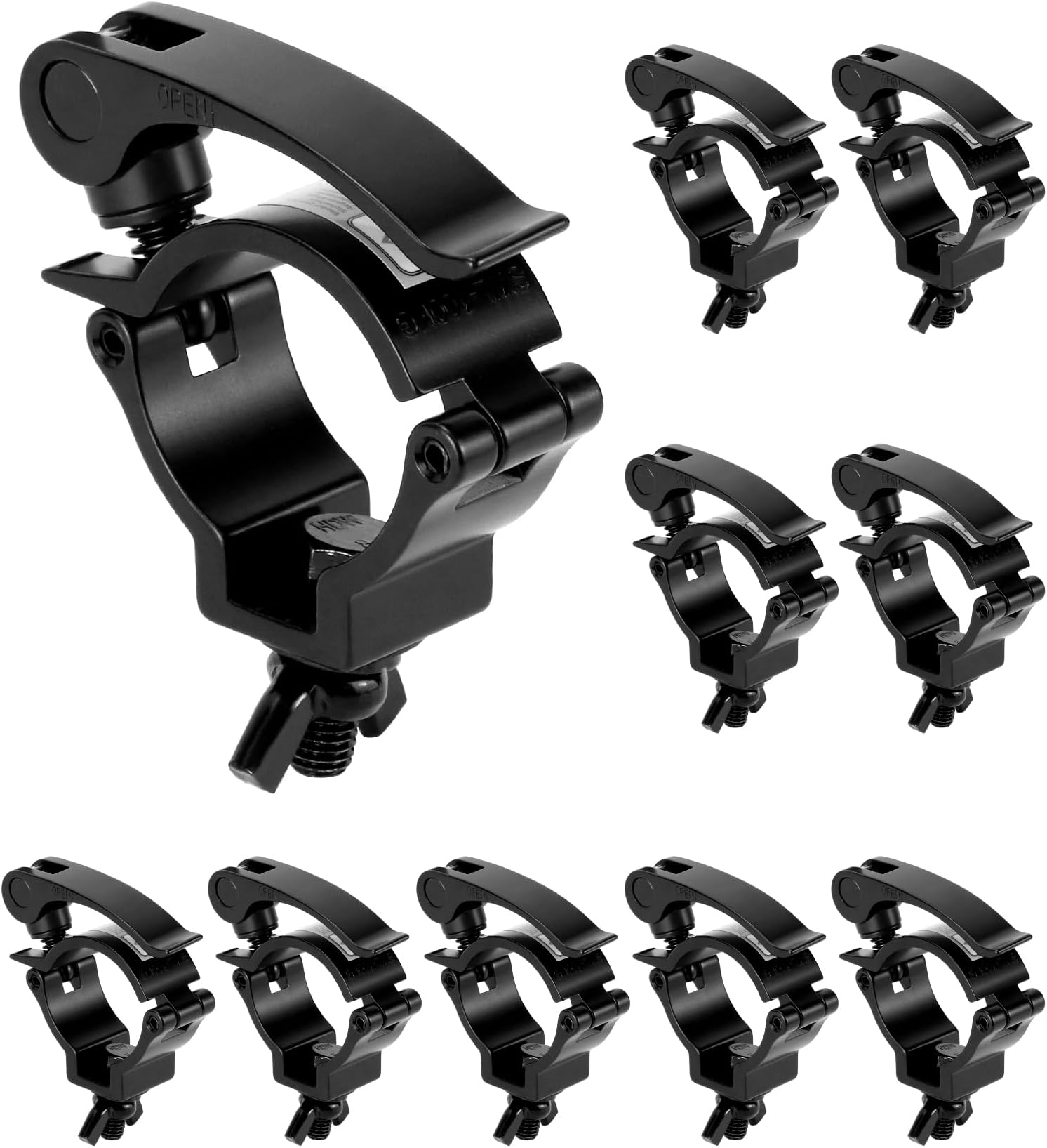 Amazon.com: QWORK 2 Inch DJ Stage Lighting Clamps - Heavy Duty 220 lbs ...