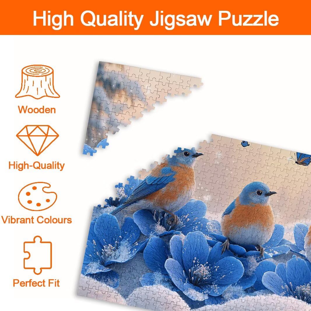 Puzzle Vogel, Puzzle 1000 Teile Erwachsene, Klassische Puzzles, Deko -8453