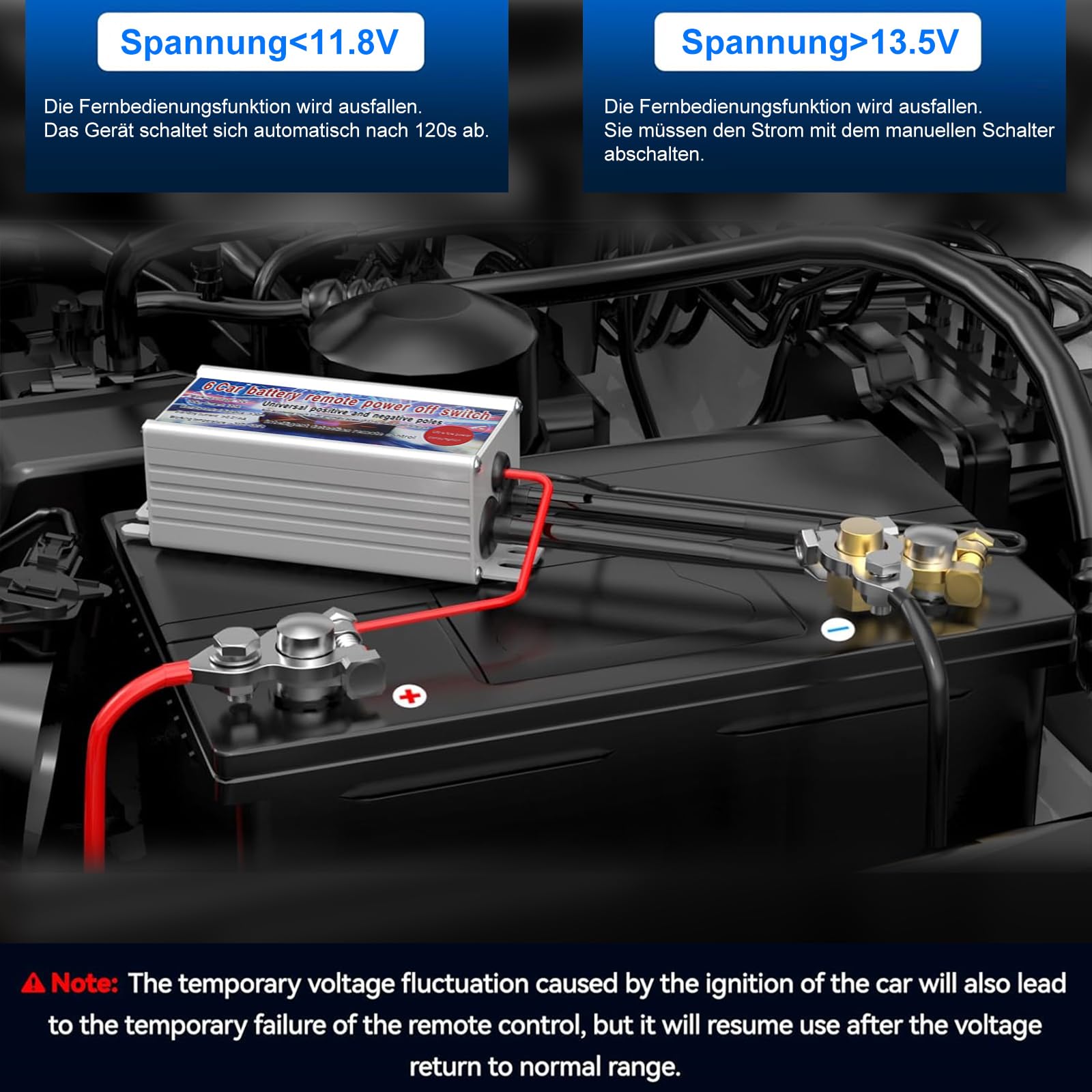Interruttore a batteria per auto