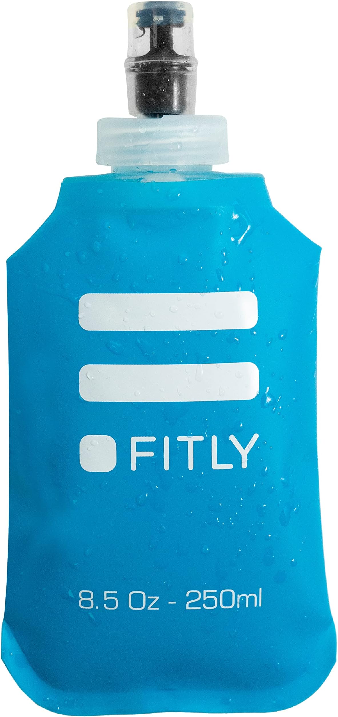 FITLY Soft Flask 250ml Shrinks As You Drink Soft Water Bottle for