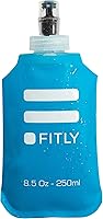 Vista 1 de Soft Flask - Botella de agua suave de 8.5 oz (8.5 fl oz) - Botella de agua suave de bolsillo Shrink As You Drink para paquete de hidrataciónchaleco