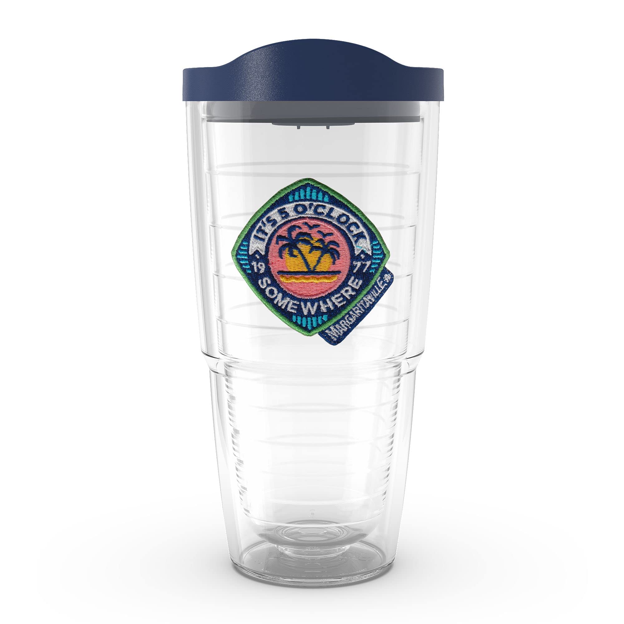 Tervis Classic Margaritaville - 5 O'clock Somewhere Palm Made In Usa Double Walled Insulated Tumbler Travel Cup Keeps Drinks Cold & Hot, 24Oz,
