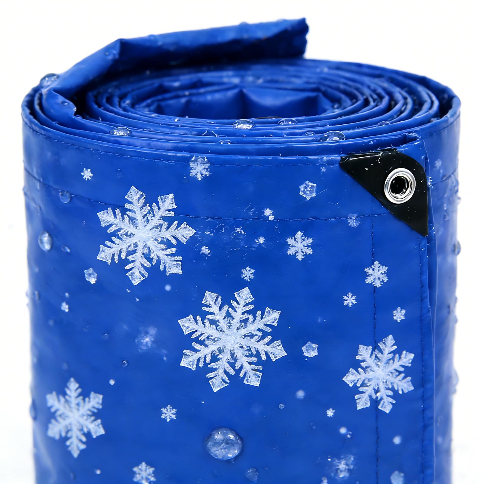 Lona impermeable con ojales 100x155 de exterior para plantas azul duradera