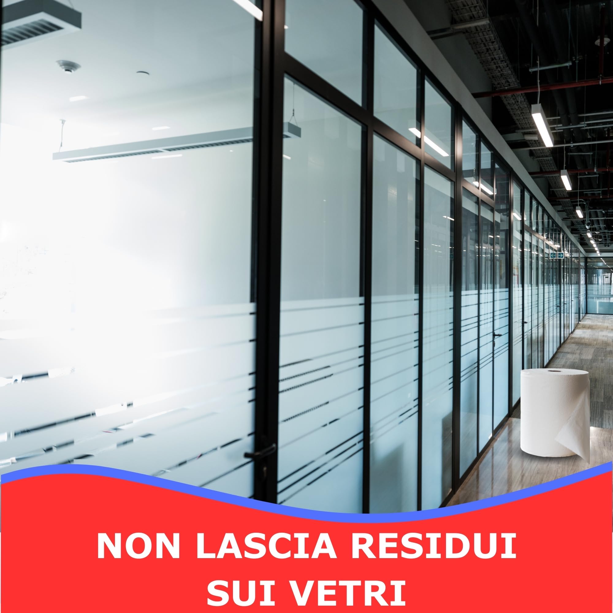 Hermes Shop - 2 Rotoli Carta Asciugatutto 2000 - Bobina Carta Asciugatutto Pura Cellulosa 2 Veli - Rotoloni Asciugatutto (CF 2 Rotoloni)