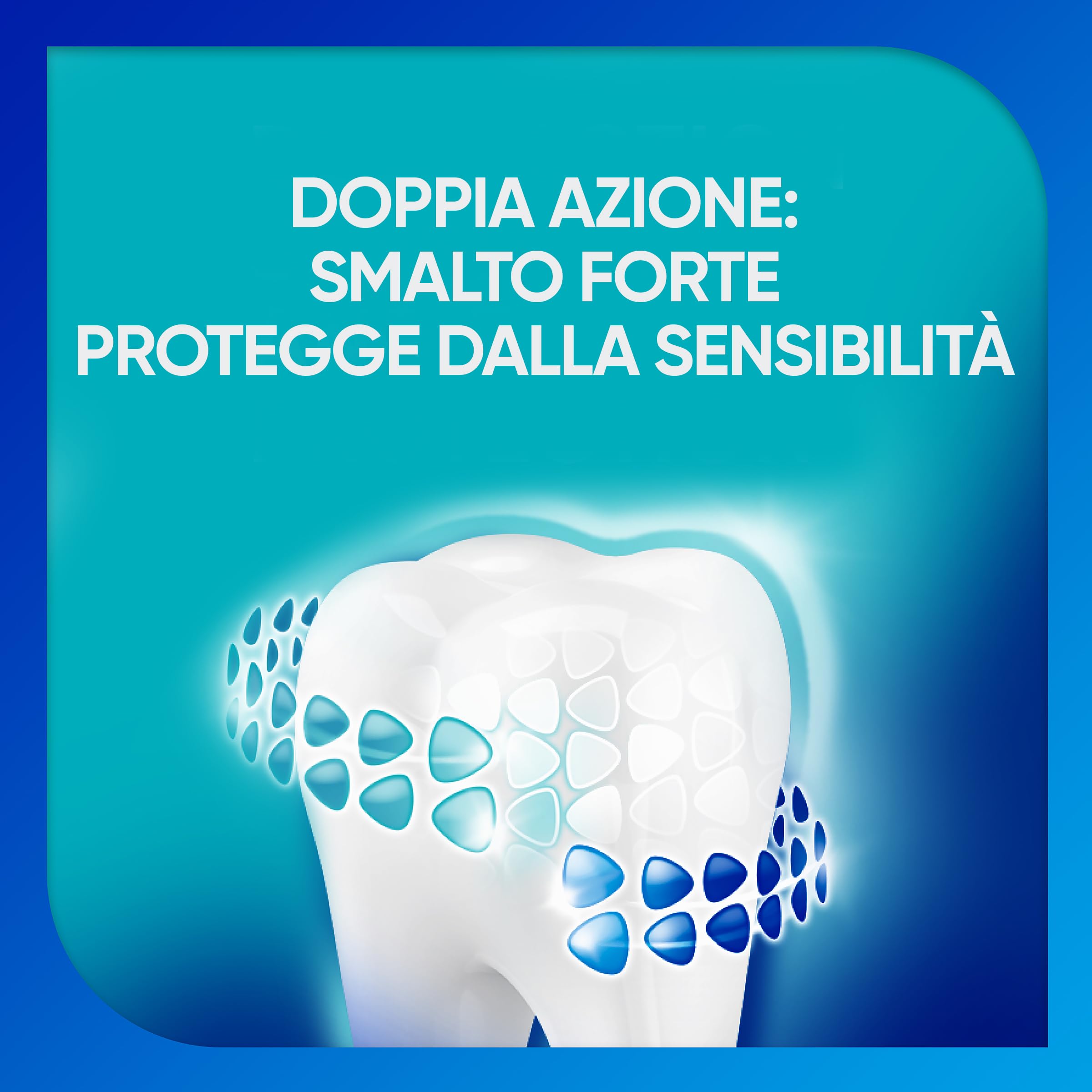 Sensodyne Dentifricio Sensibilità & Smalto Whitening, per Denti Sensibili e Smalto forte, Effetto Sbiancante*,Gusto menta fresca, Maxi formato 4x75ml