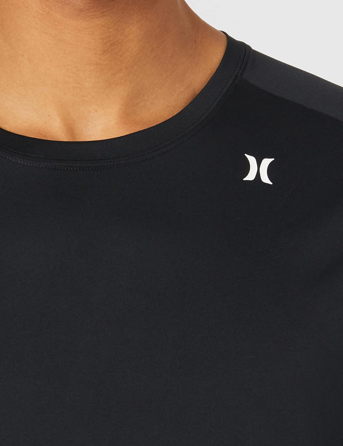 Hurley Men's Quick Dry Long-Sleeve T-Shirt Rash-Guard: Clothing