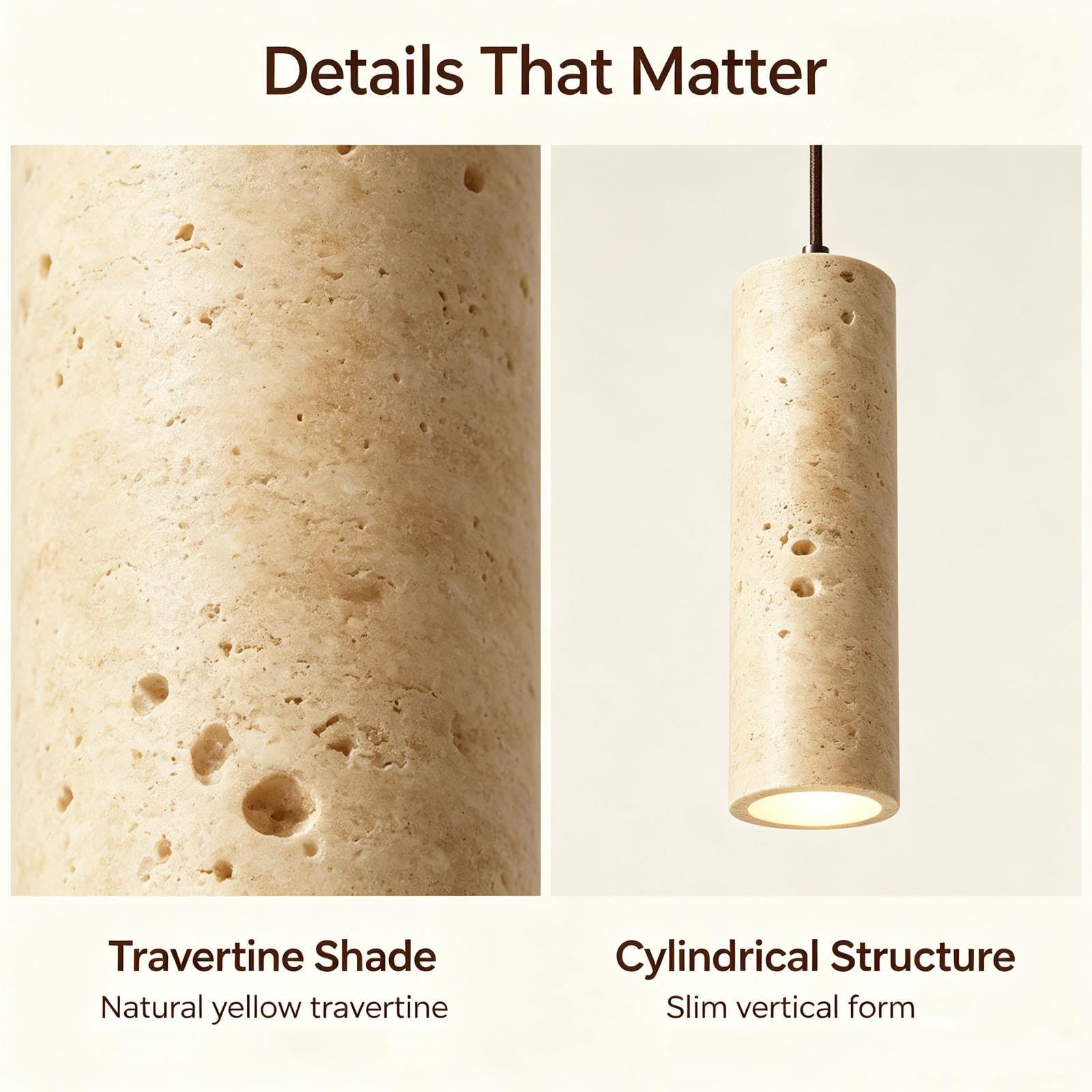 Accesorio colgante de madera ligera de piedra natural de estilo japonés