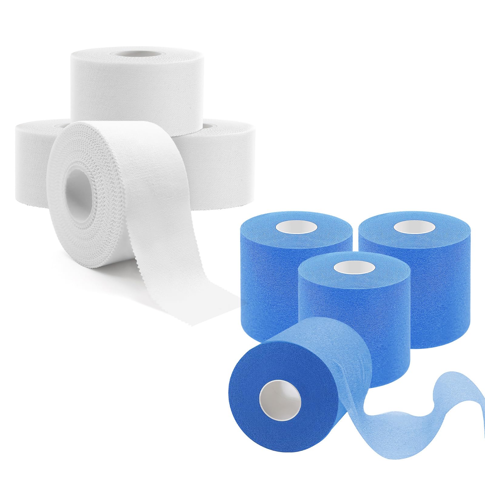 Amazon.com: Dimora White Athletic Tapel and Pre-wrap Tape - No Sticky ...