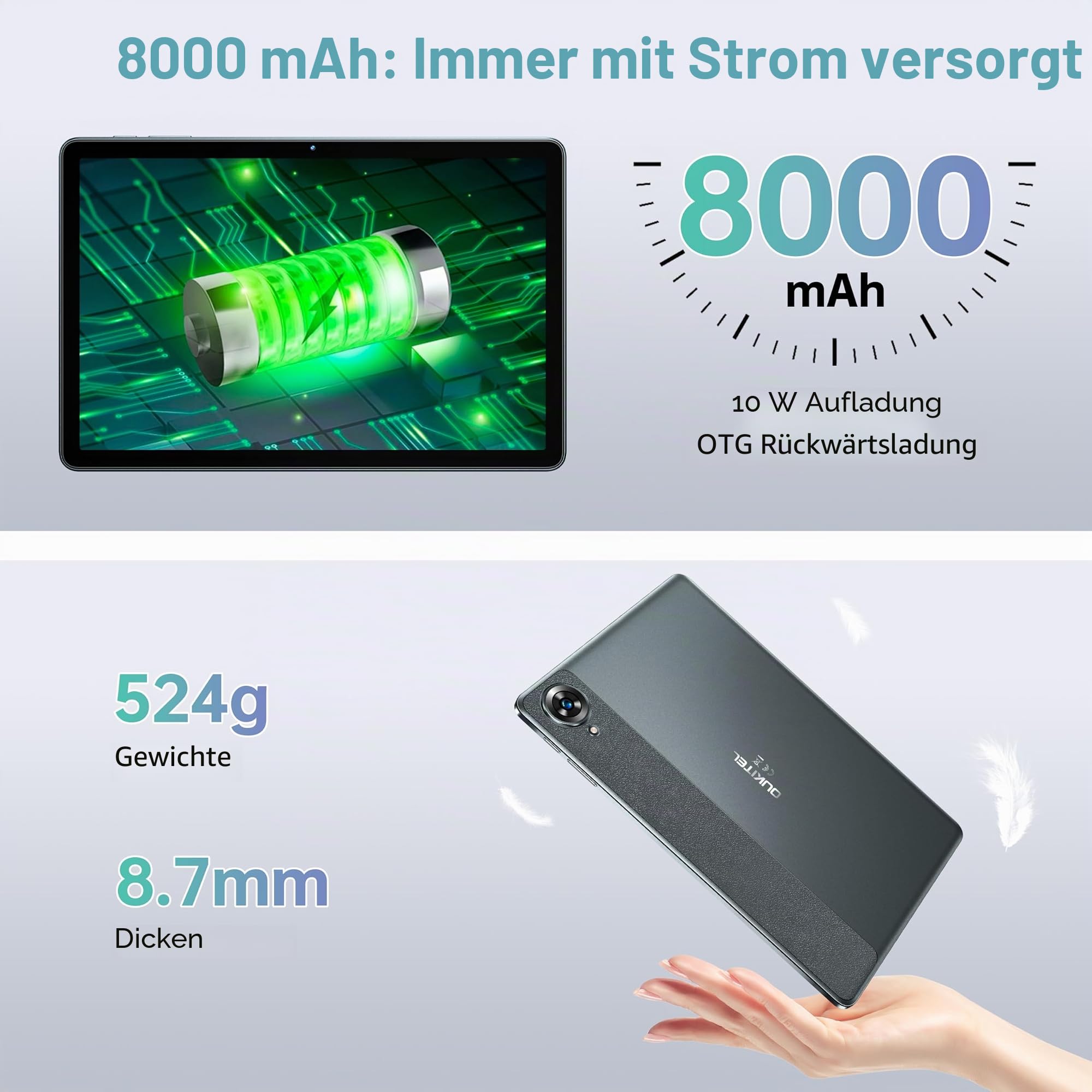 OUKITEL OT11 Tablet Android 14-2024 Neueste Tablet 11 Zoll, 16 GB OUKITEL OT11 Tablet Android 14-2024 Neueste Tablet 11 Zoll, 16 GB