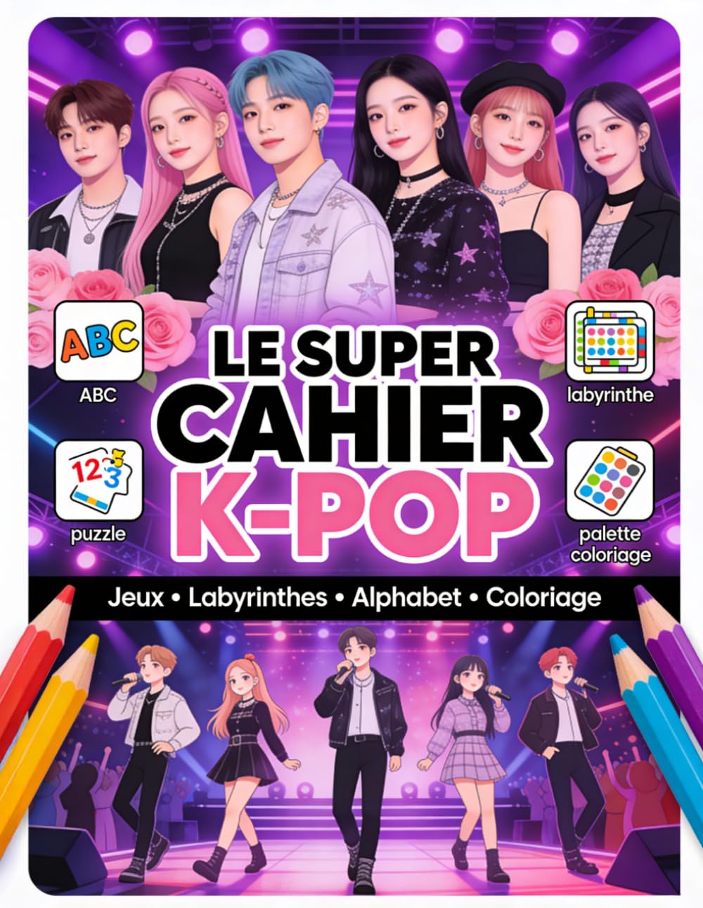 Cahier d'activités pour enfants de K-P0P