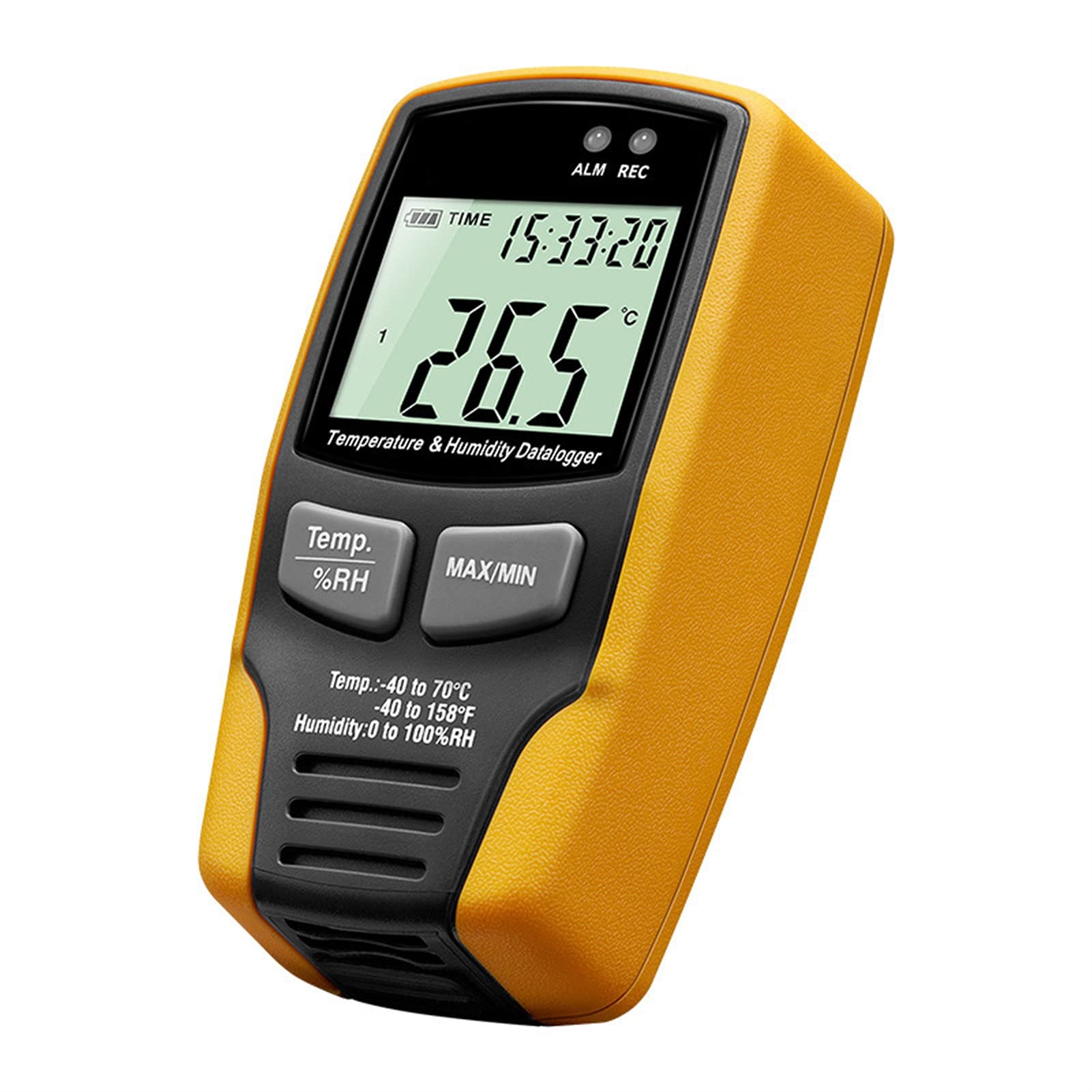 Digital Wood Moisture Meter High-Precision Temperature and Humidity Recorder,Accurate Readings