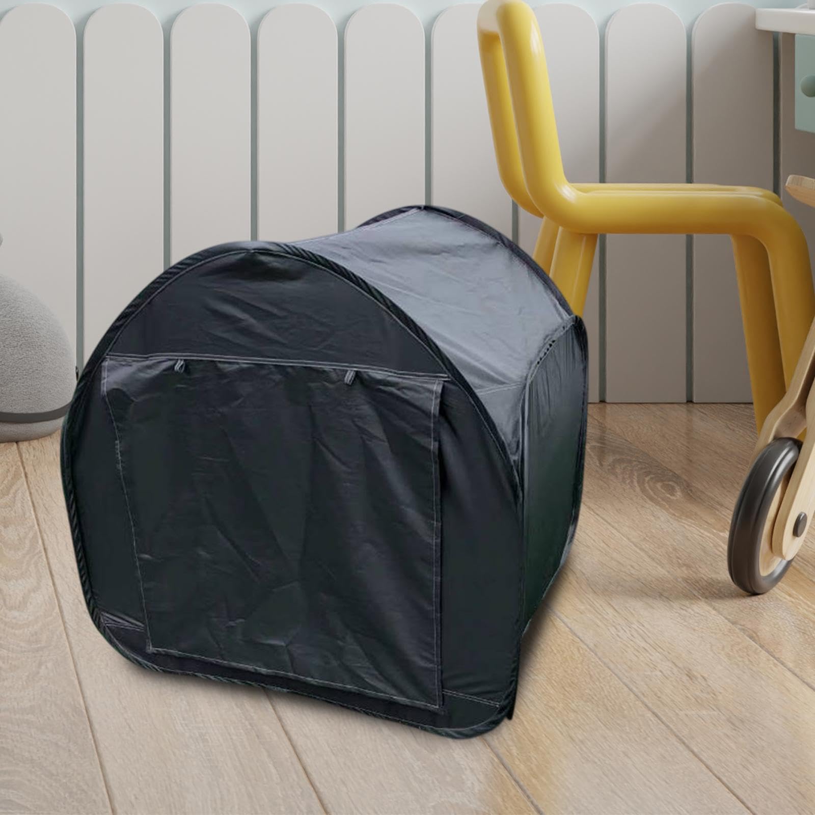 Menolana Sensory Tent for Kids Blackout Easy to Setup,Portable,Foldable for Children to Play and Relax,Calm Corner for Boys and Girls, 120x120x120cm