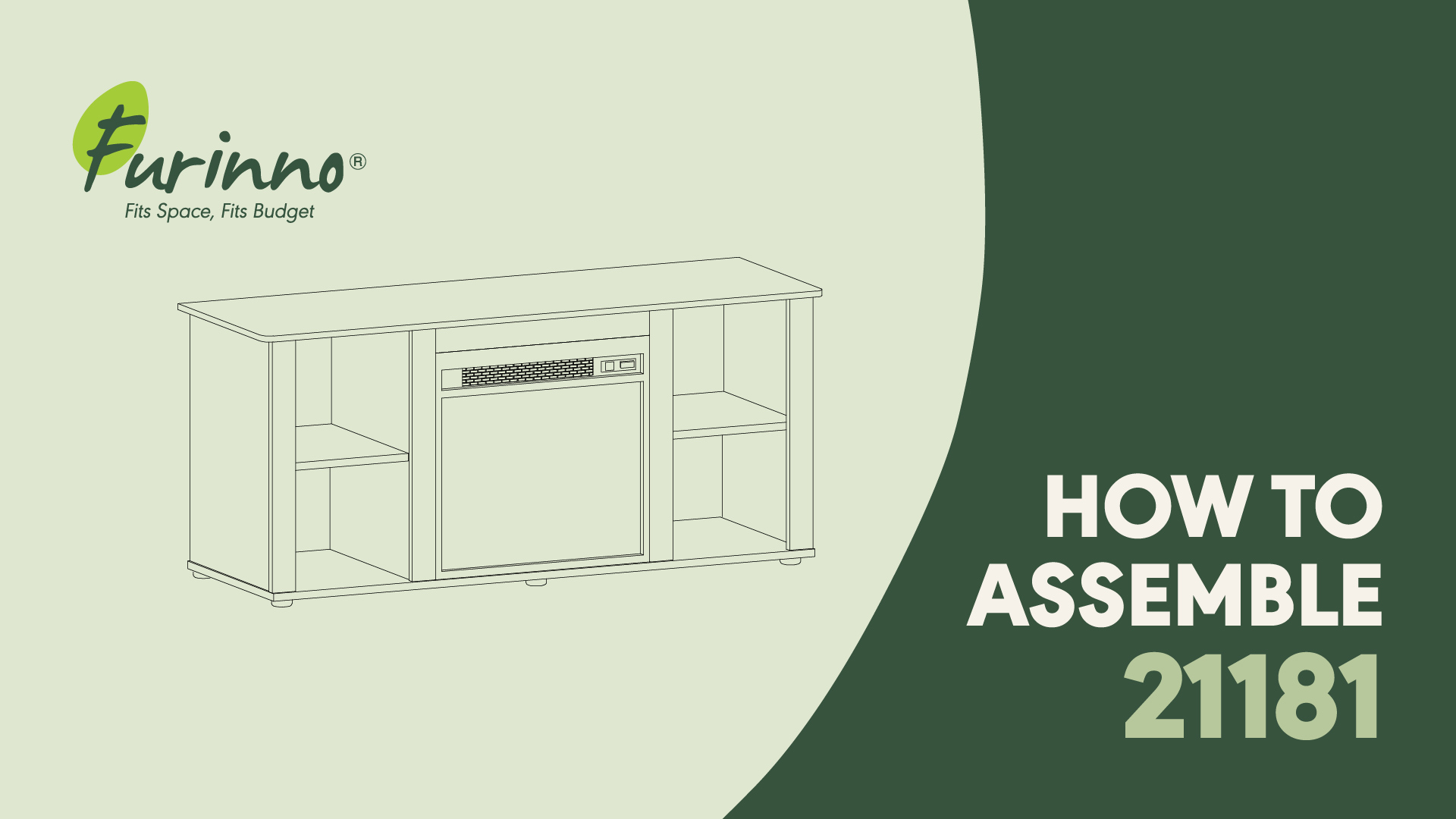 Amazon.com: Furinno Jensen Entertainment Center Stand with