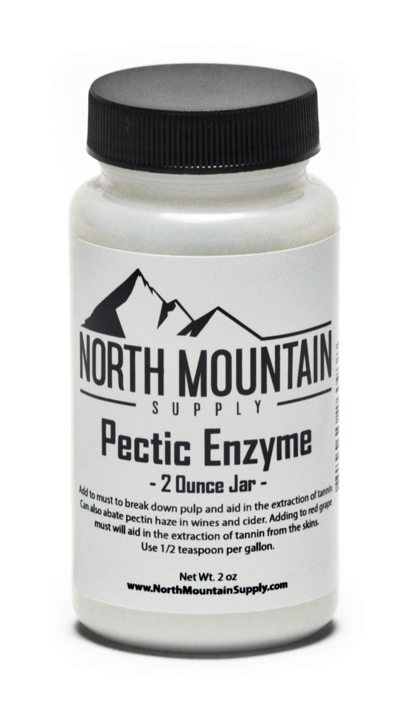 North Mountain Supply PE2oz Pectic Enzyme 2 Ounce Jar