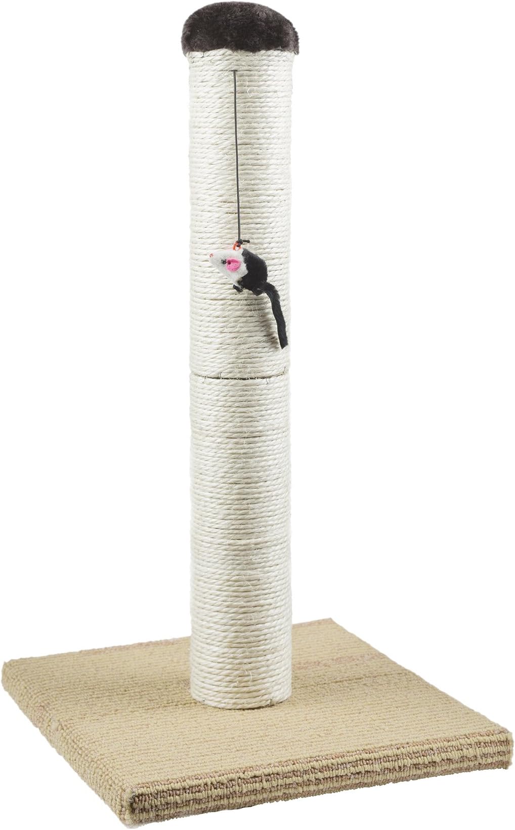 Cat Scratching Post Sisal Wrapped with Mouse Toys for Cats