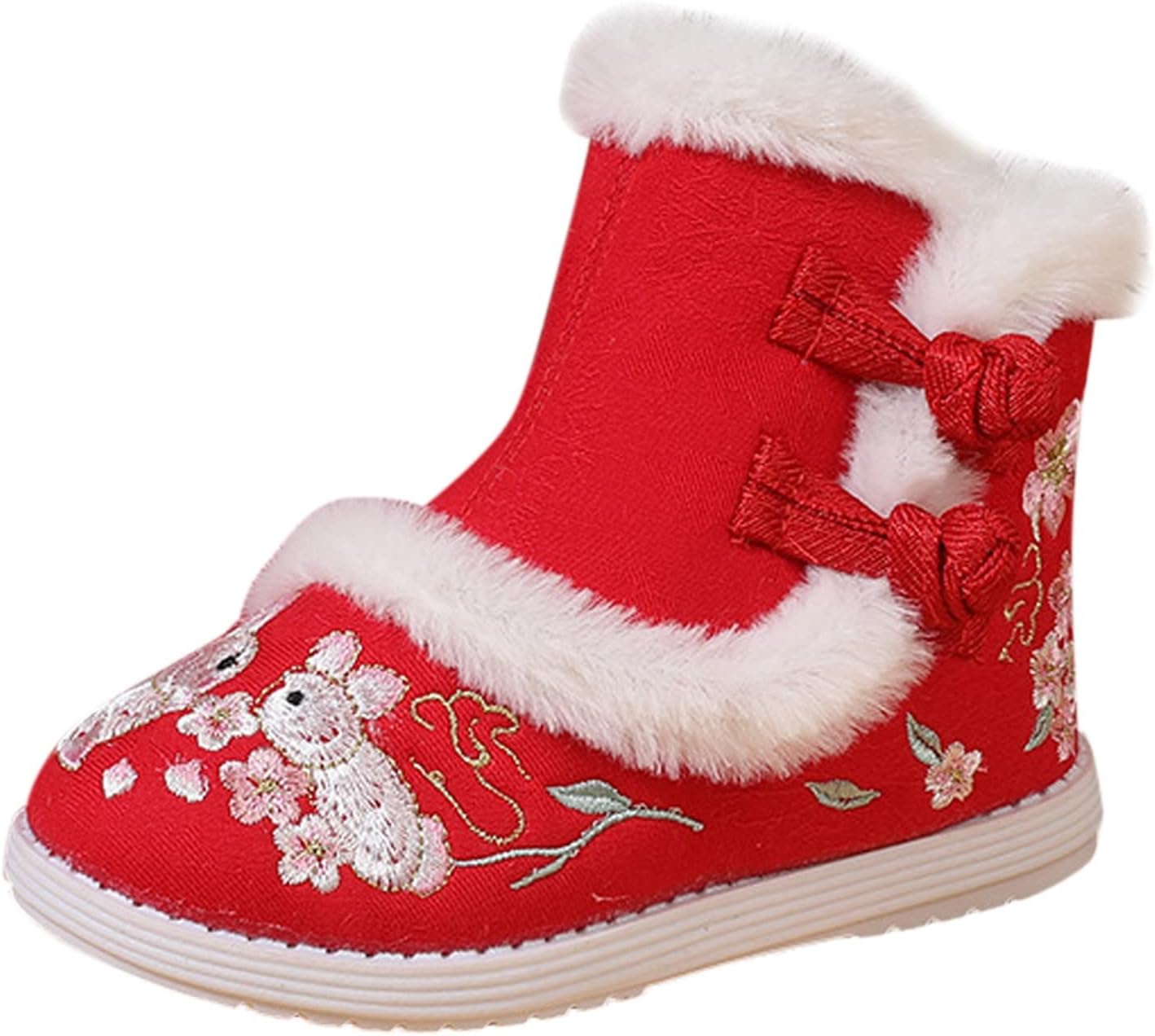 Kids' Shoes Boys Cloth Shoes Children Embroidered Shoes Boys Hanfu Shoes Boots Chinese New Year Cotton Boots