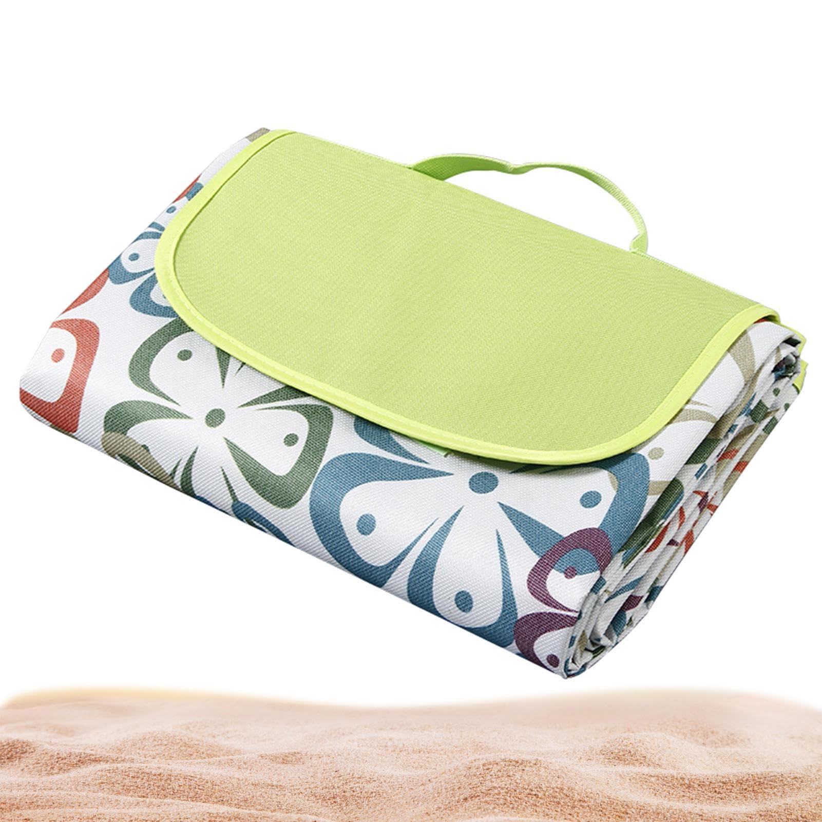 Youding Outdoor Beach Blankets | Extra Large Waterproof Picnic Mat Tote - Large, Beach Blanket for Beach and Sand Picnic Outdoor Fun Accessories