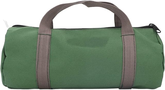 Okuyonic Bolsa de transporte de ferramentas, bolsa de mão de trabalho à prova d'água portátil ampla lona utilitária grande capacidade com zíper para técnico (C (copo ocular de 34 a 48 mm))