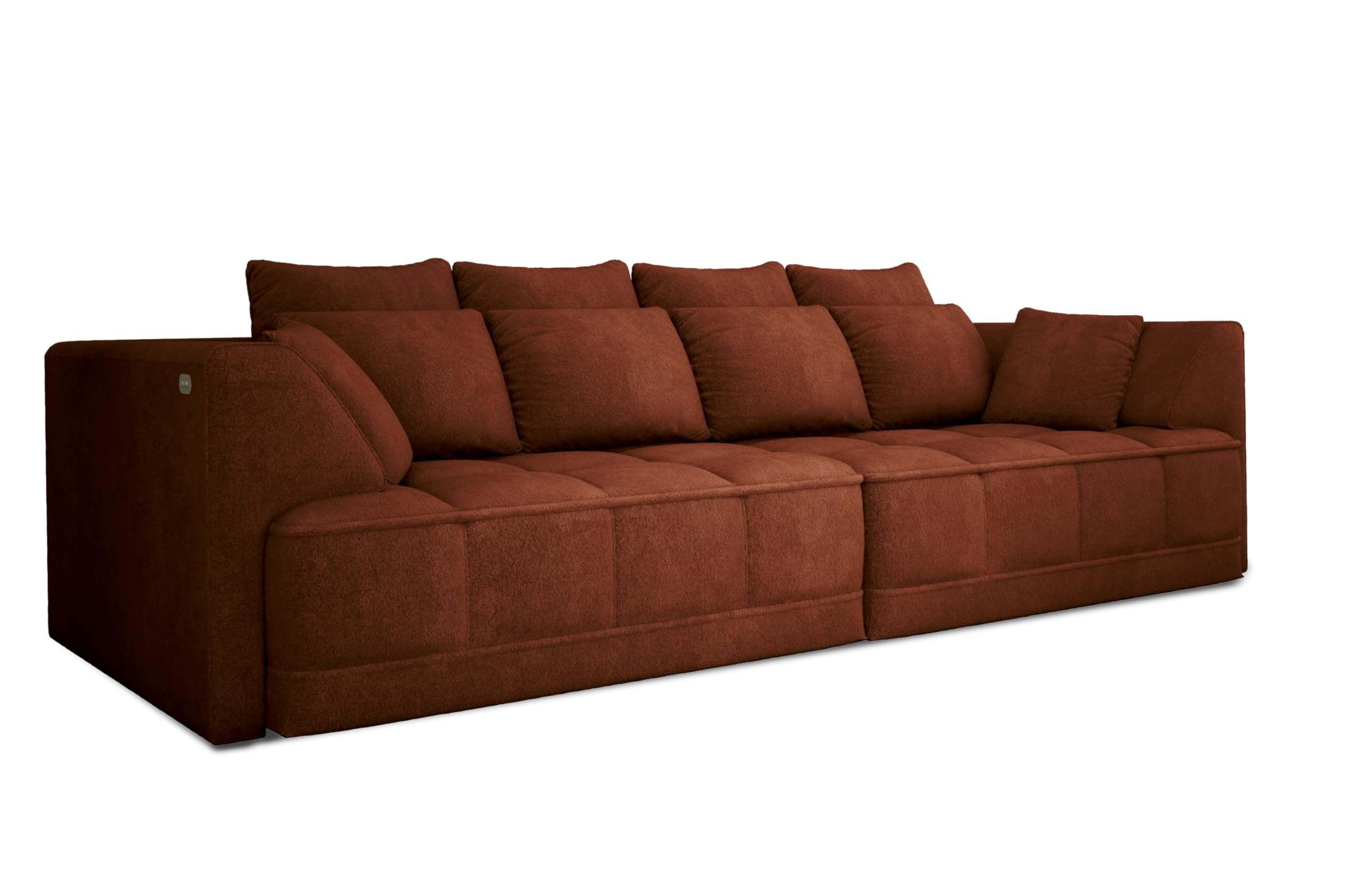 Big Sofa Tiga XXL, Schlafsofa, Couch, Schlafcouch mit Schlaffunktion 302 cm Breit (Aphrodite 9)