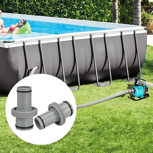 Miniatura 4 de Conector de manguera de piscina de 1.5 a 1.25 pulgadas, conector de manguera de bomba de filtro, adaptador de manguera de piscina para piezas y