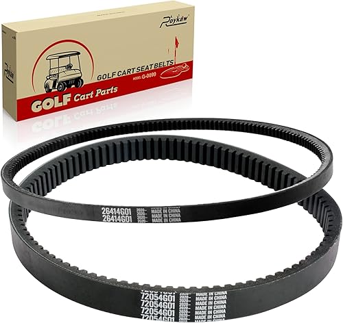 Roykaw Kits de correa de transmisión de embrague y correa de generador de arranque compatibles con EZGO TXTMedalist 4 Cycle Gas 350cc295cc 1994-up