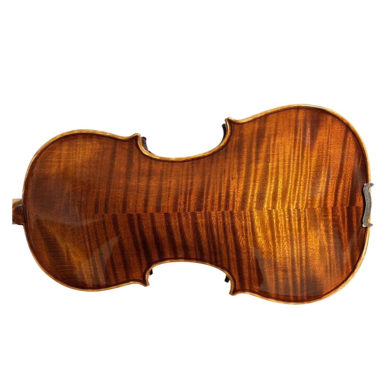 Violín 4/4 Hecho A Mano Con Fondo De Arce Flameado Y Estuche Accesorios Para Arco Instrumento De Violín
