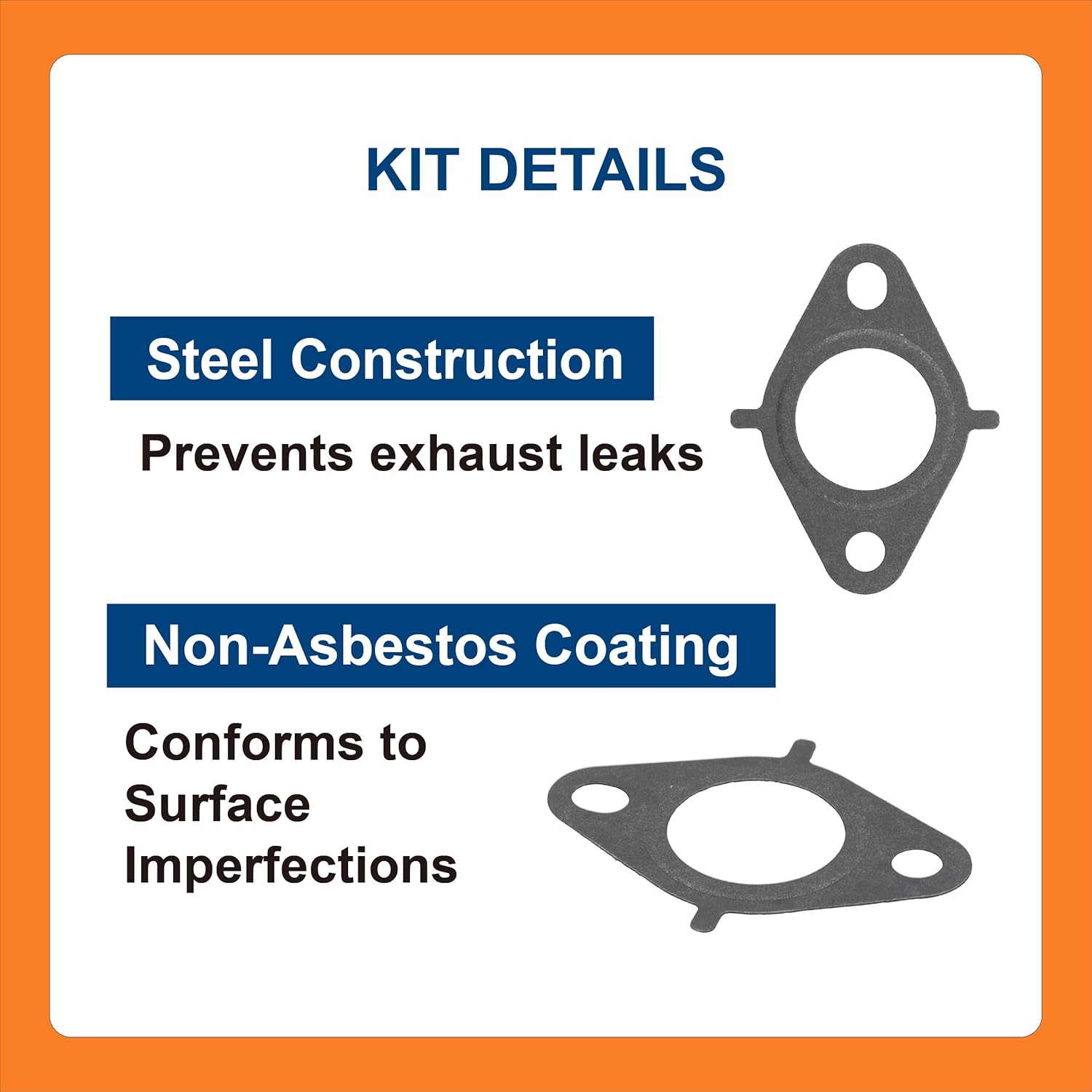 BTS EGR Repair Gasket Kit, Compatible with MaxxForce 11/13 Engines, Aftermarket Replacement for OEM 3013135C3, 3012830C3, 3005864C3, 3013198C1, 3007026C1, 7095684C1, 3013199C1, 3005863C1, 3013227C2