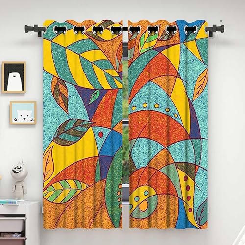 Miniatura 7 de Cortinas educativas para habitaciones, cortinas de privacidad para Ventanas de Cuarto 85 pulgadas de ancho por 85 pulgadas de alto