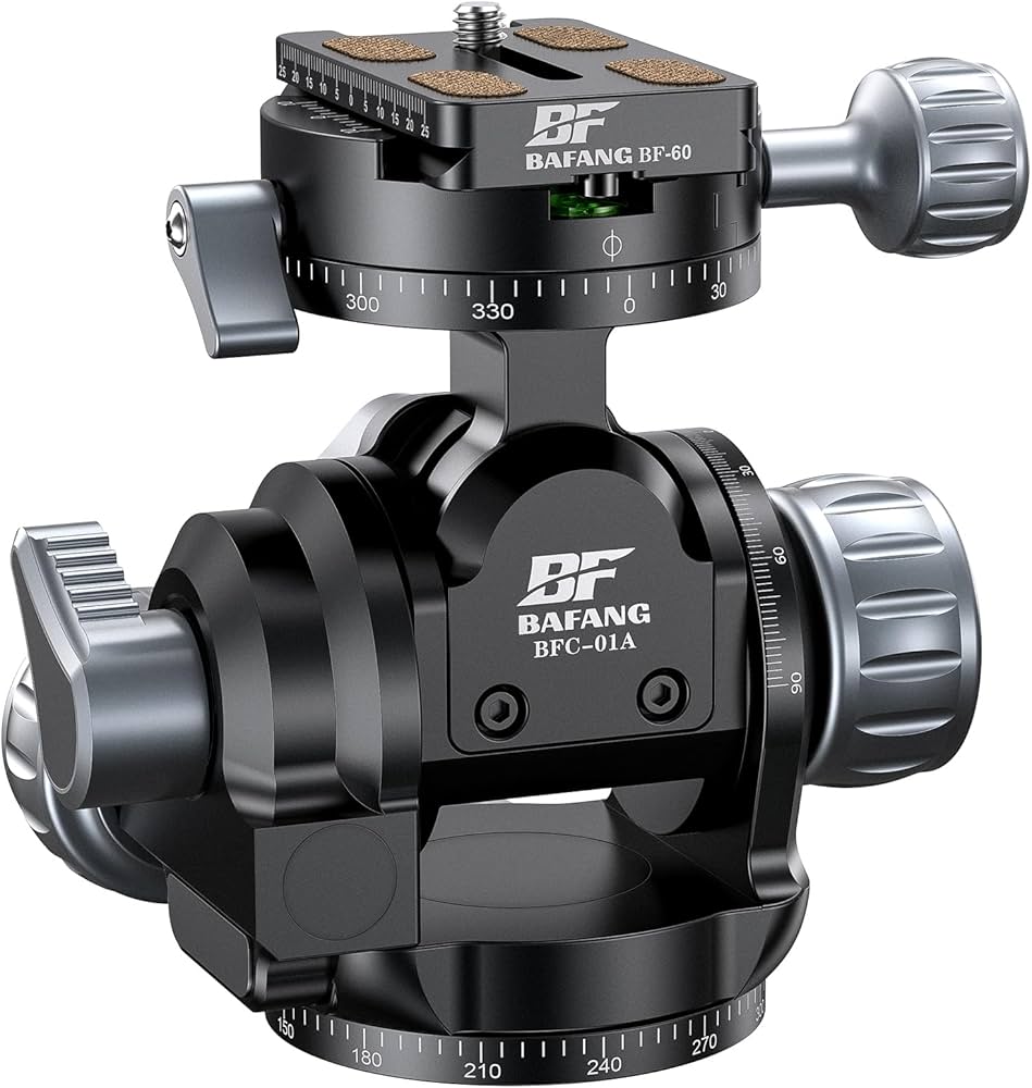 Amazon | BF BAFANG パノラマ雲台 ギアヘッド三脚 パノラマ雲台 耐荷重