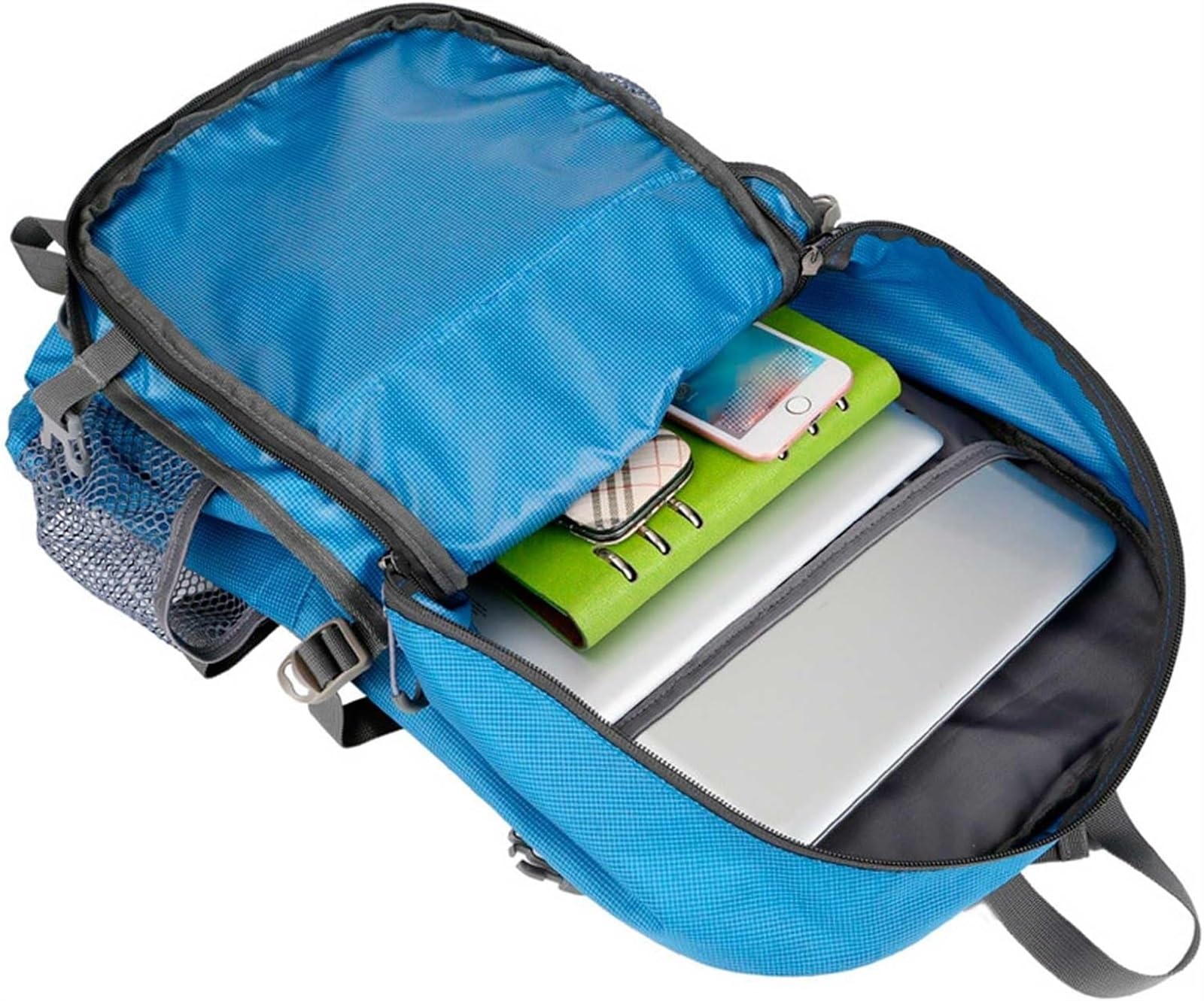 Plecak Podróżny Plecak Trekkingowy O Pojemności 45 L. Ultralekki, Łatwy Do Spakowania, Składany, Wodoodporny Wyposażenie Survivalowe(Black)