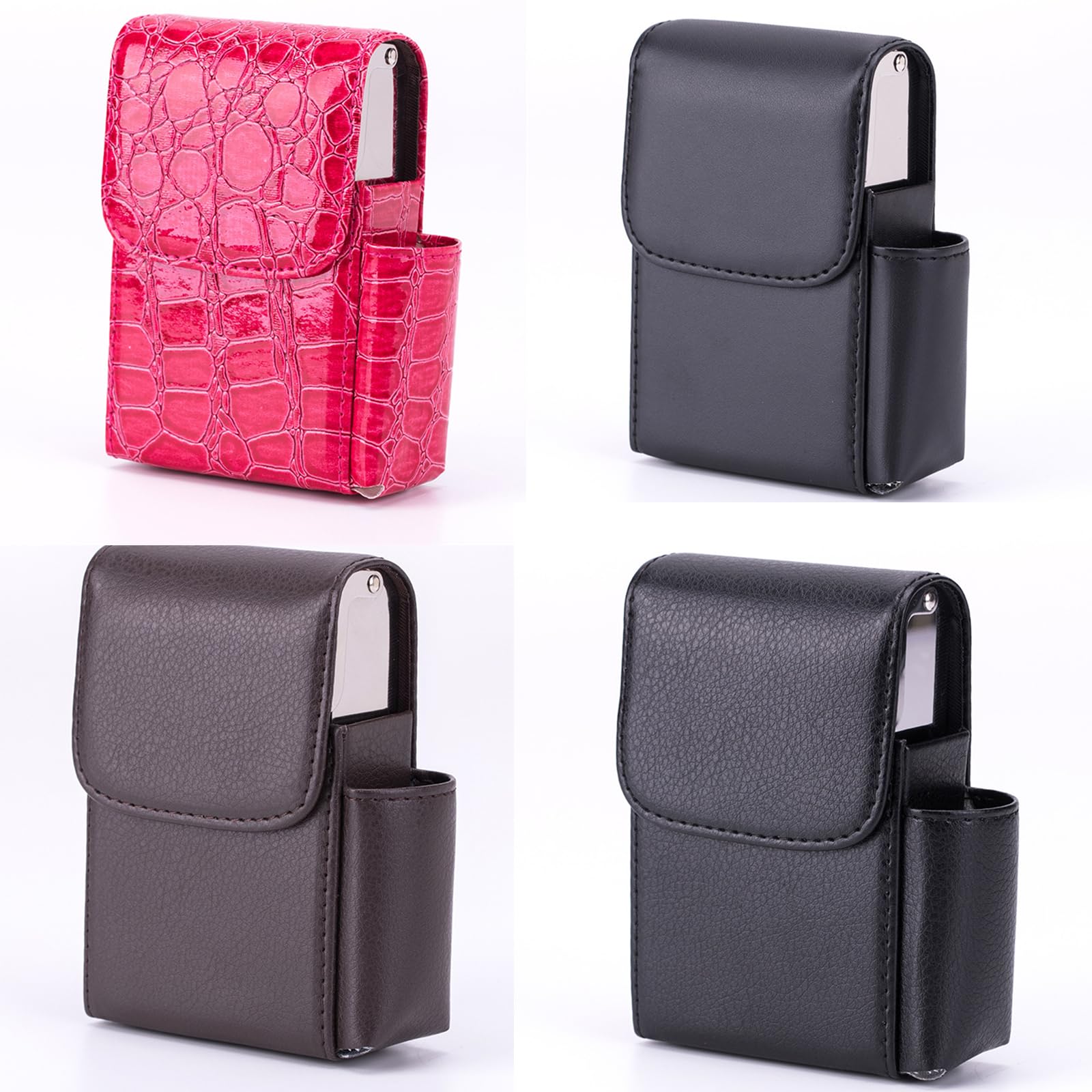 Custodia Protettiva In Pelle PU Per IQOS Iluma One - Con Cordino Da Polso, Antiurto E Antigraffio, Elegante E Leggera (A)