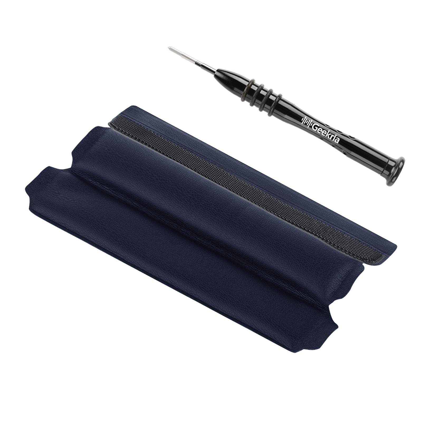 Geekria Comfortable Headband Pad Compatible with Bose QuietComfort 35 II Gaming, QC25, QCSE Headphones, Repair Part (Blue)