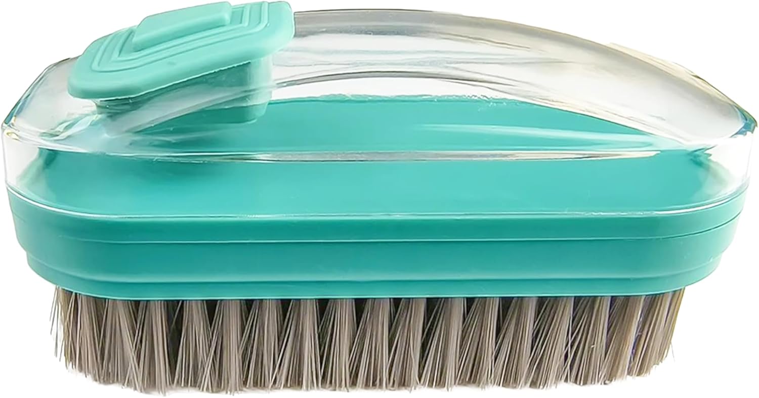 Dish Brush with Soap Dispenser, 3 in 1 Deep Cleaning Brush