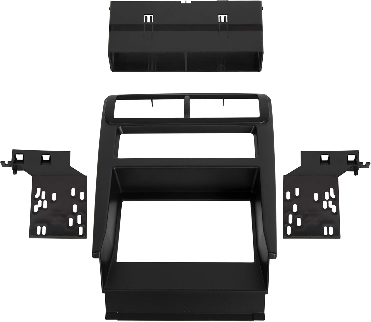 HECASA Car Stereo Radio Double Din Dash Compatible with 1994-2002 Mustang Installation Center Console Replacement Bezel Panel Interior Car Radio Stereo Fit Base Model Only (No Lower Buttons)