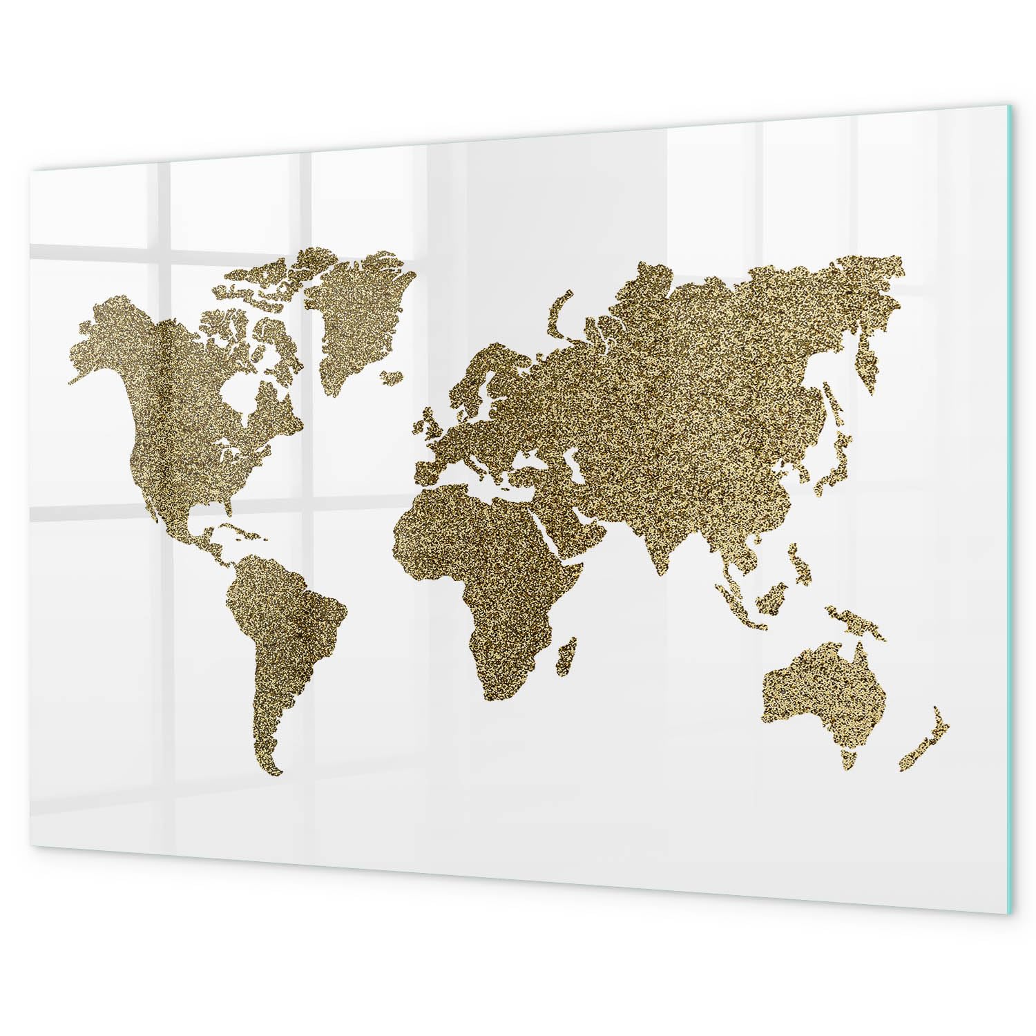 Lavagna magnetica per ufficio 120x60 cm | Mappa del mondo