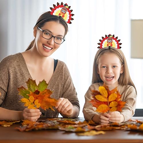 Miniatura 4 de Disfraz de tutú de Acción de Gracias, conjunto de equipo de trote de pavo, incluye diadema de pavo de Acción de Gracias, calcetines de pavo trot,