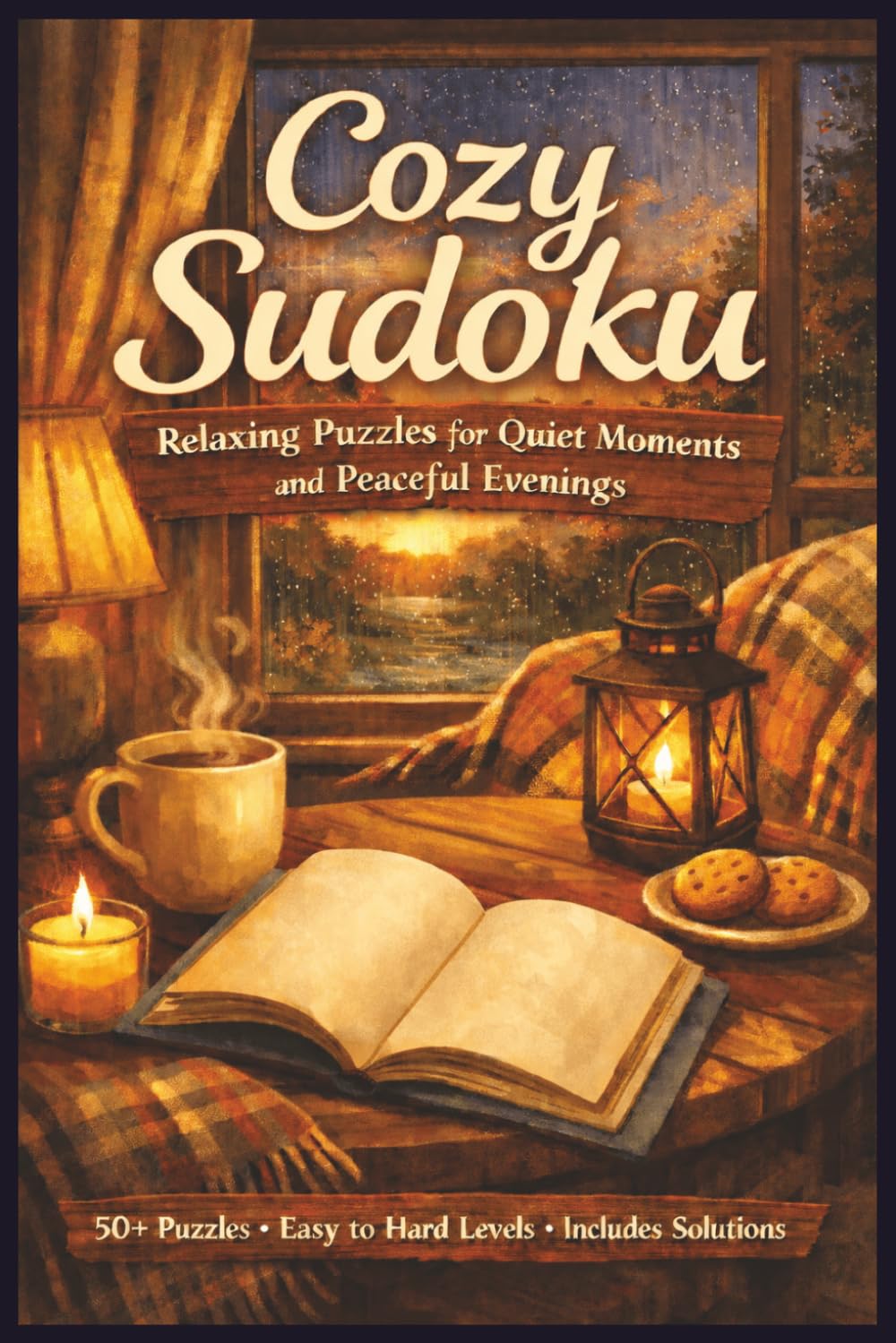 Cozy Sudoku: Relaxing Puzzles for Quiet Moments and Peaceful Evenings | 6x9 Inches, 110 Pages | 50+ Puzzles | Solutions included