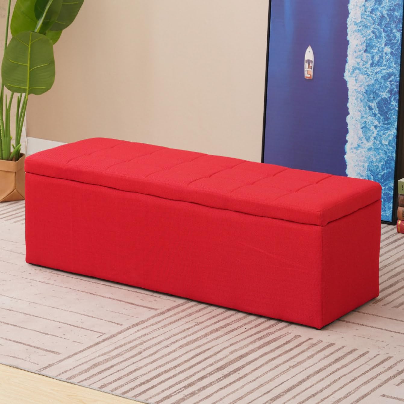 SALE】キューブ型スツール （赤・レッド） UCHIDA 内田洋行 SQ