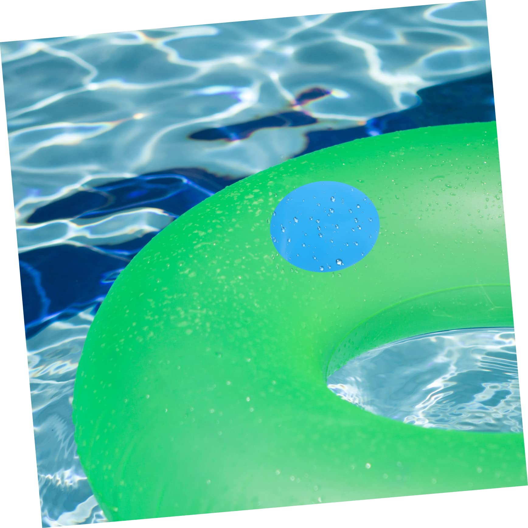 BESPORTBLE 20 Pcs PVC Repair Glue Repair Patch Pool Repair Kit Air Mattress Patch Kit Kayak Accessories Swim Ring Patch Swimming Pool Patches Vinyl Repair Tape Round