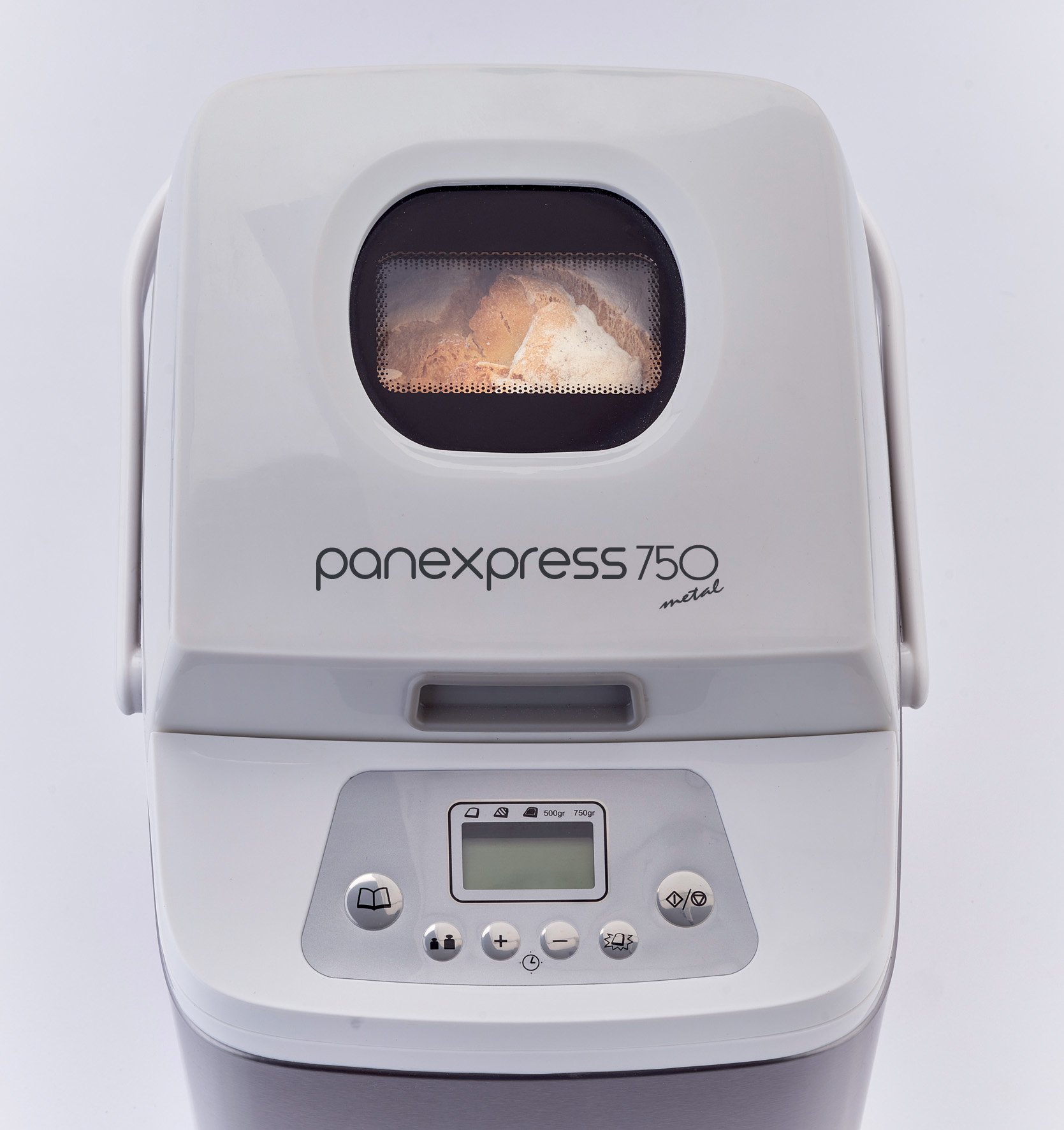 Ariete 132 Panexpress 750 Metal machine à pain 500 W écran LCD 19 programmes 3 niveaux de brunissage argent