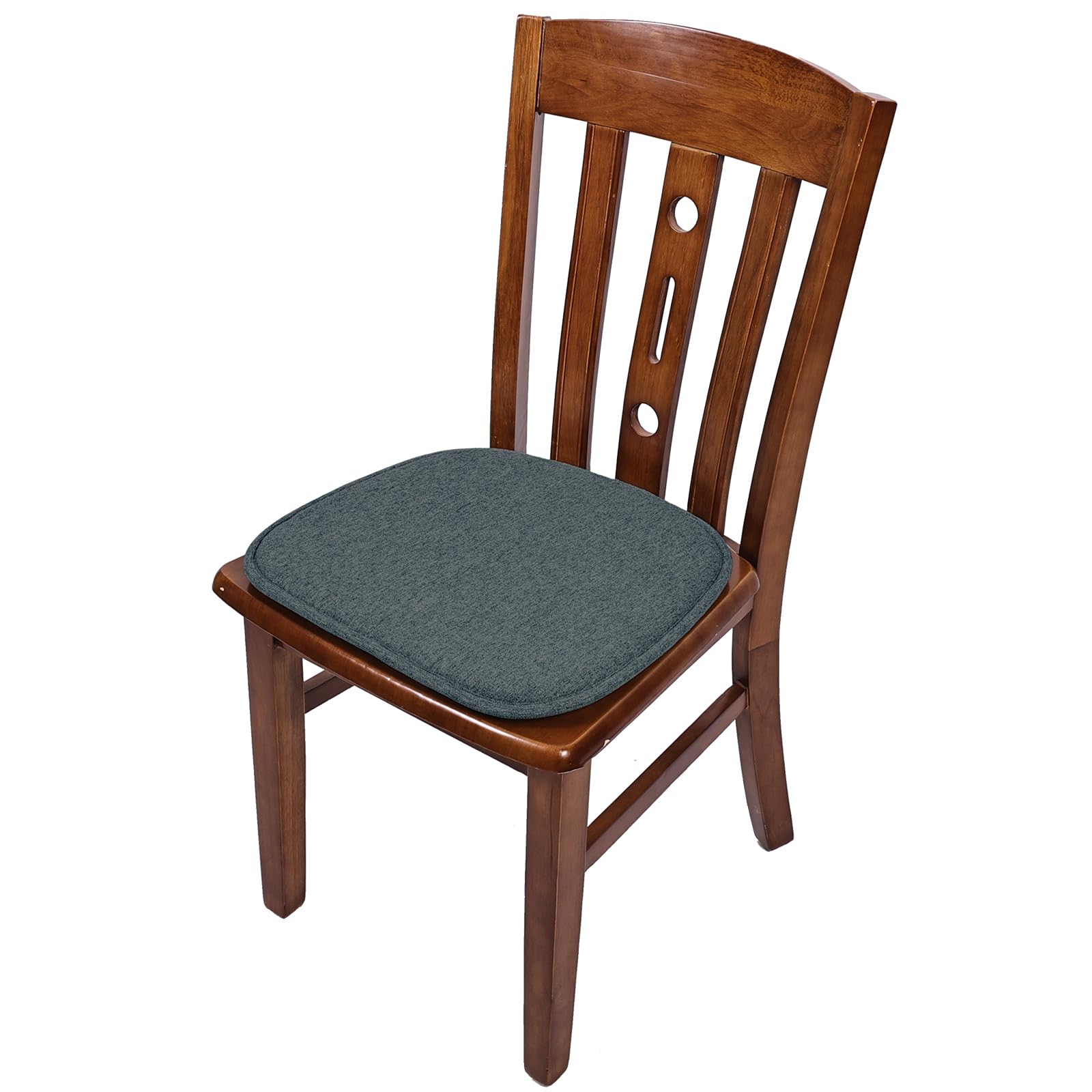 Cuscini Sedie Da Pranzo Harborest | Set Da 4 In Ciniglia Morbida | Memory Foam E Antiscivolo | 43x43 Cm | Color Avorio